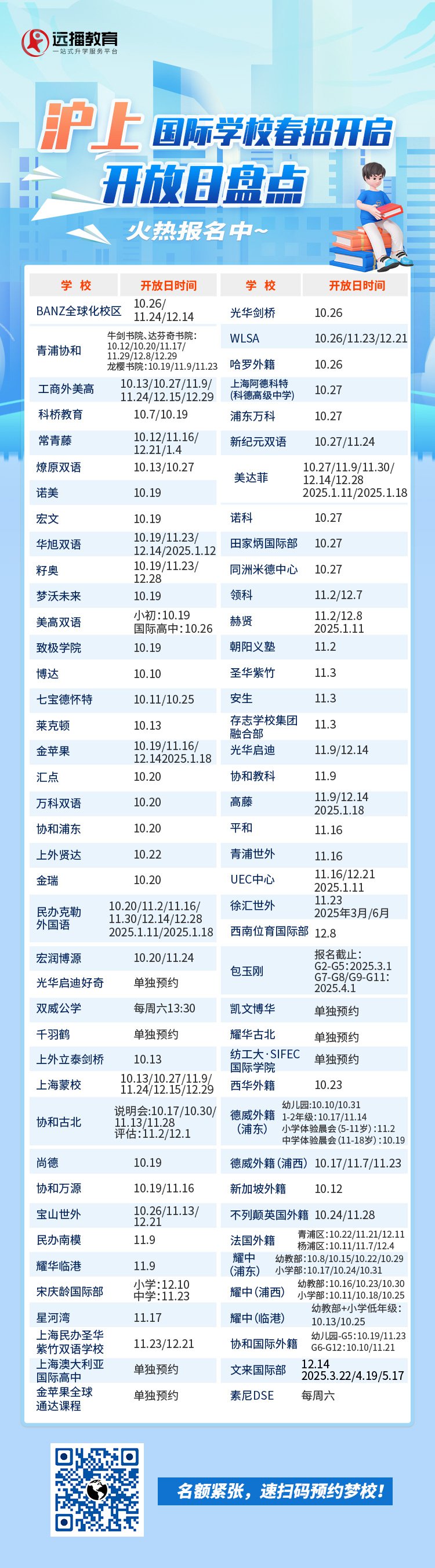 <a href='http://www.ecjiaoxue.com/school/shgjxx/' target='_blank'><u>上海國際學校</u></a>2025春招開啟，40所學校開放日匯總一覽表